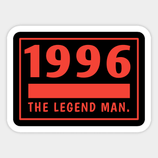 1996 birthday Sticker